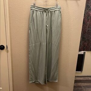 HALARA Light Green Wide Leg Pants NWOT